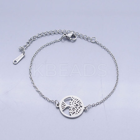 Tarnish Resistant 201 Stainless Steel Link Bracelets LS-BJEW-T011-JN489-1-1