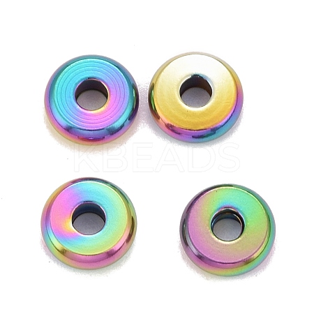 Ion Plating(IP) Rainbow Color 304 Stainless Steel Spacer Beads STAS-F136-04M-1
