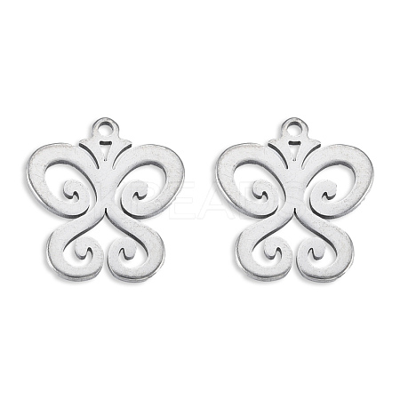 Non-Tarnish 201 Stainless Steel Charms STAS-N098-131P-1