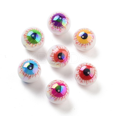 UV Plating Acrylic Beads X-OACR-S140-02-1
