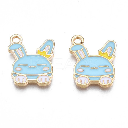 Alloy Enamel Pendants PALLOY-N170-029A-NR-1