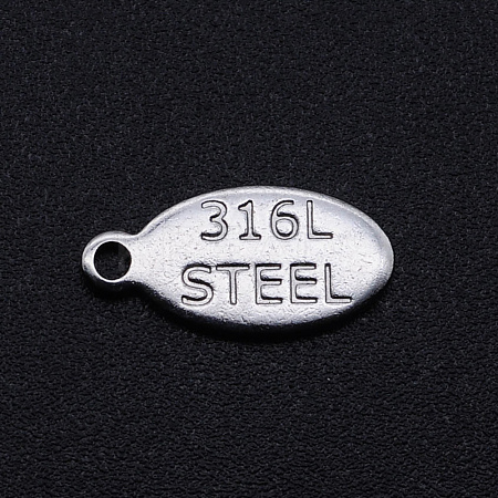 Non-Tarnish 201 Stainless Steel Charms STAS-S105-T804-1
