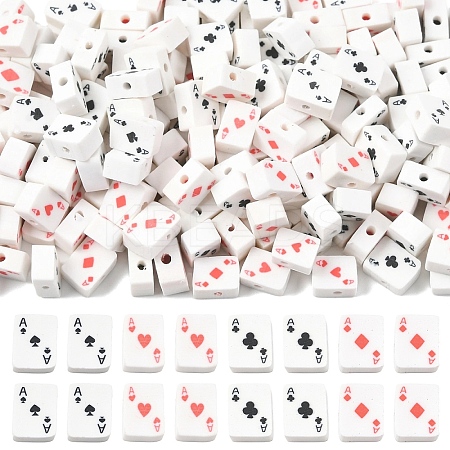 200Pcs Handmade Polymer Clay Beads CLAY-YW0002-62-1