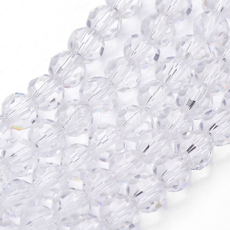 Transparent Glass Bead Strands X-GLAA-G013-10mm-72-1