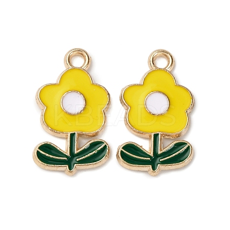 Alloy Enamel Pendants FIND-D304-01D-KCG-1
