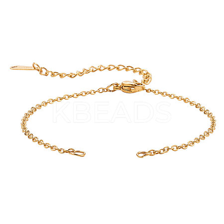 201 Stainless Steel Bracelet Making STAS-CJ0001-12G-1