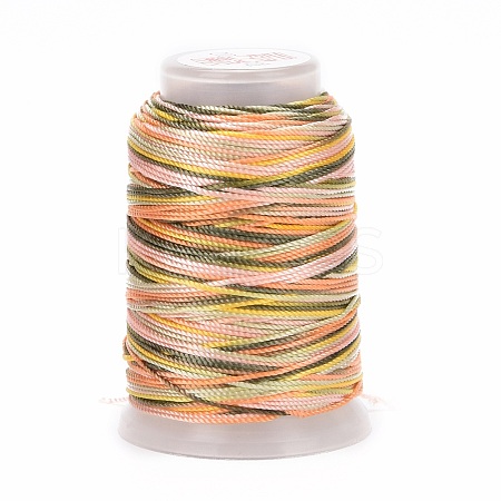 5 Rolls 12-Ply Segment Dyed Polyester Cords WCOR-P001-01B-05-1