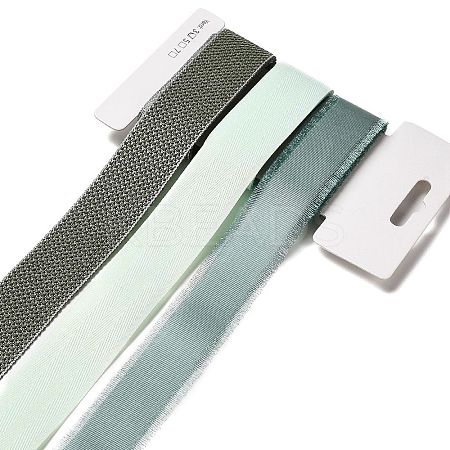 9 Yards 3 Styles Polyester Ribbon SRIB-A014-C07-1
