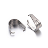 Tarnish Resistant 201 Stainless Steel Snap on Bails STAS-P223-07P-2