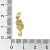 Brass Micro Pave Cubic Zirconia Pendants KK-M273-01G-Q-3
