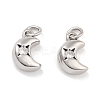 Brass Micro Pave Cubic Zirconia Pendants KK-P271-01P-B-1