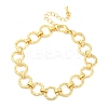 Brass Ring Chain Link  Bracelets for Women Men LS-BJEW-K273-16G-4