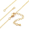 Brass Cable Chain Necklace Making NJEW-D302-80G-1