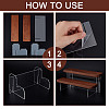 2-Tier Transparent Acrylic Model Toy Assembled Holder ODIS-WH0329-65A-5