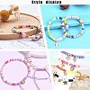 Flat Round Handmade Polymer Clay Beads LS-CLAY-R067-8.0mm-06-5