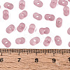 FGB Frosted Transparent Glass Seed Beads SEED-N013-06A-06-4