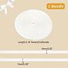 2M Flat Satin Ribbons LS-OCOR-WH0078-86B-2
