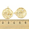 Brass Micro Pave Cubic Zirconia Pendants KK-P258-19G-01-3