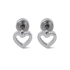 304 Stainless Steel Stud Earrings for Women LS-EJEW-E603-05E-P-1