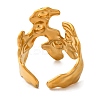 Irregular Synthetic Gemstone Finger Rings RJEW-Q822-13G-4