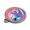 Ion Plating(IP) 201 Stainless Steel Pendants STAS-H172-07M-4