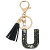 1Pc Resin Letter Keychains KEYC-TADJ0001-09U-1
