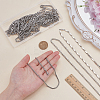 12Pcs 12 Styles 304 Stainless Steel Chain Necklaces NJEW-PH0001-43-3