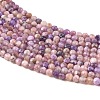 Natural Charoite Beads Strands G-K376-A04-3mm-4