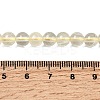 Natural Lemon Quartz(Heated) Beads Strands G-B167-A11-6mm-5