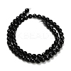 Natural Black Onyx Beads Strands X-G-C280-B01-6mm-3