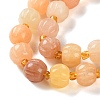 Natural Golden Silk Jade Beads Strands G-B135-B01-02-4