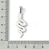 Non-Tarnish 304 Stainless Steel Pendants STAS-L275-01E-P-3