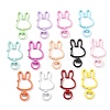 Spray Painted Eco-Friendly Alloy Swivel Snap Hook Clasps PALLOY-T090-05-NR-1