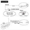 Rack Plating Eco-Friendly Brass Chain Bracelet Making KK-CJ0001-27-3