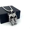 Vintage Punk Animal 304 Stainless Steel Pendant Necklaces KT0388-5