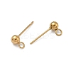 304 Stainless Steel Stud Earring Findings STAS-P448-11C-G-2