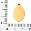 304 Stainless Steel Pendants STAS-M105-35G-02-3