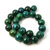 Synthetic Chrysocolla Beads Strands G-L529-B01-8mm-4