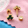 Ion Plating(IP) 304 Stainless Steel Stud Earrings EJEW-A118-12G-01-3
