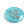 Synthetic Turquoise Charms G-L561-001P-2