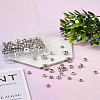 180Pcs 201 & 303 & 304 Stainless Steel Spacer Beads STAS-MP0001-07-5