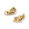 Ion Plating(IP) 304 Stainless Steel Lobster Claw Clasps STAS-A097-03B-G-2