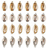 24Pcs 4 Styles Electroplate Cowrie Shell Link Connectors Charms and Pendants SHEL-TA0001-25-2