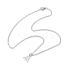 Non-Tarnish Trinity Knot/Triquetra 304 Stainless Steel Pendant Necklaces NJEW-JN04882-02-4