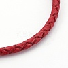 Braided Leather Cord Bracelet Making MAK-L018-05B-2