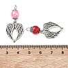 32Pcs 8 Colors Tibetan Style Alloy Pendants FIND-PH0008-69-3