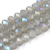 Electroplate Glass Beads Strands EGLA-A044-J1mm-L10-1