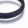Leather Braided Cord Bracelets BJEW-E345-07B-2