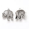 Tibetan Style Alloy Pendant Rhinestone Settings TIBEP-T002-132AS-NR-1
