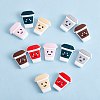 12Pcs 6 Styles Cartoon Smiling Face Water Cup Silicone Beads JX667A-3
